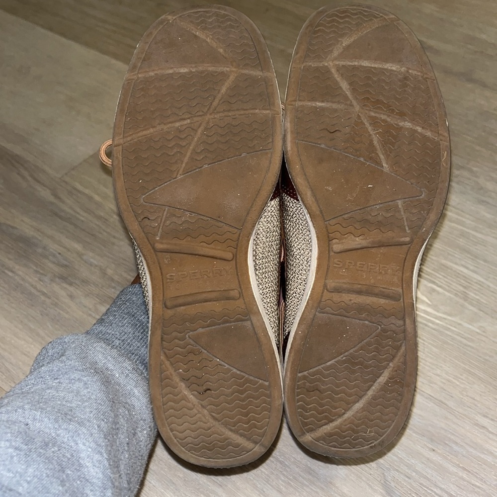 Sperry Original Yacht Boat shoes Laguna Slip on brown leather fisherman core 8 - Picture 7 of 11